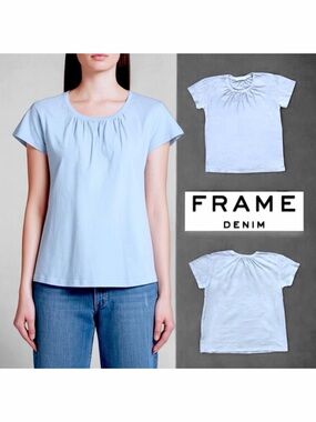Frame The Gathered Short Sleeve Tee